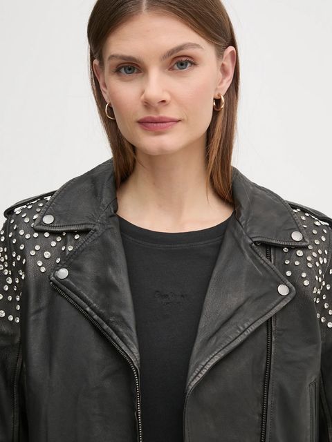 Pepe Jeans ramoneska skórzana FANTASY