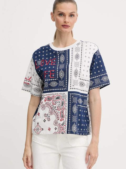 Weekend Max Mara t-shirt bawełniany - zdjęcie produktu nr 1