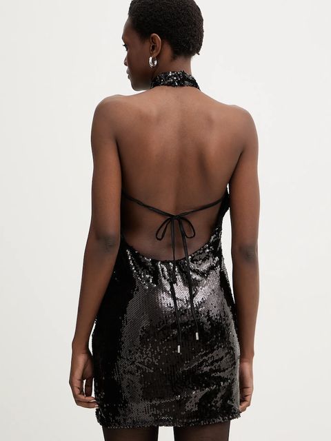 Haveone sukienka kolor czarny mini dopasowana AGE-P076