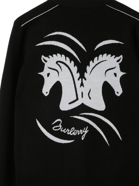 Burberry Mirrored Horse cardigan - Black