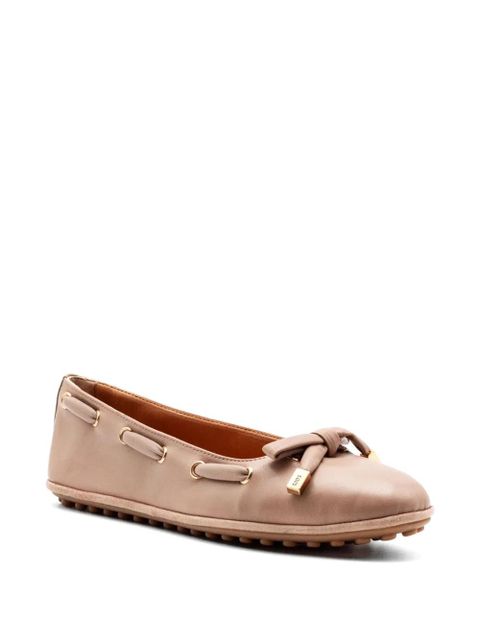 Tod's bow-detail ballet flats - Neutrals - zdjęcie produktu nr 2
