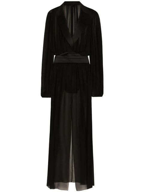 Dolce & Gabbana chiffon dress - Black - zdjęcie produktu nr 1