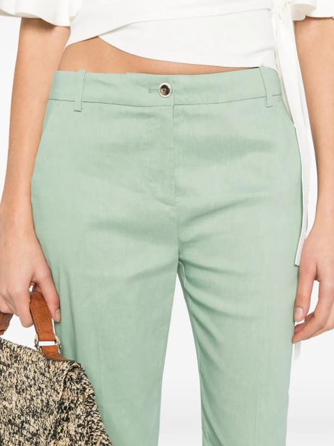 PINKO Bello straight-leg trousers - Green