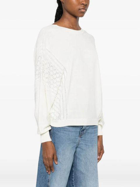 Ba&Sh boat-neck sweater - Neutrals
