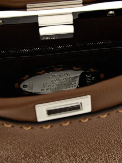 FENDI Peekaboo Selleria handbag - Brown