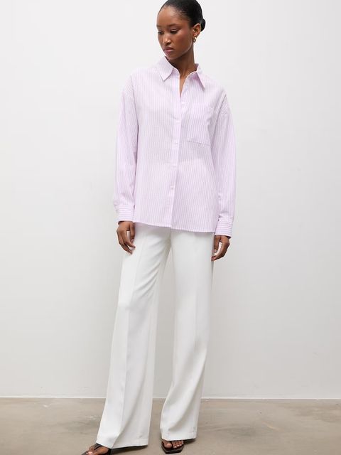 Answear.LAB koszula z dodatkiem lnu - zdjęcie produktu nr 1