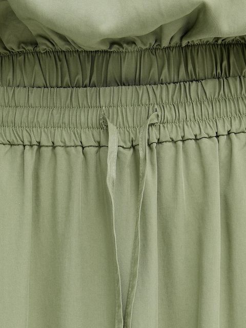 United Colors of Benetton spódnica kolor zielony midi rozkloszowana 4NPHD004S