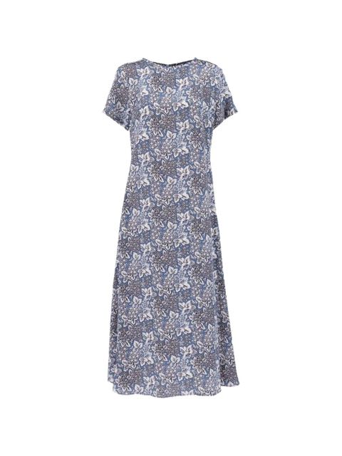 Weekend Max Mara Crespo floral-print dress - Blue - zdjęcie produktu nr 1