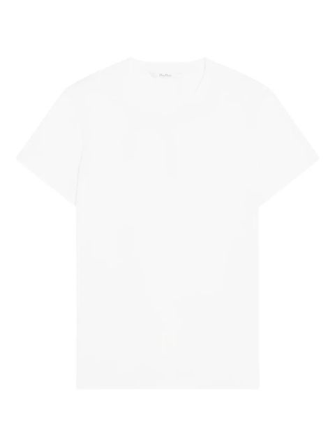Max Mara logo-embroidered T-shirt - White - zdjęcie produktu nr 1