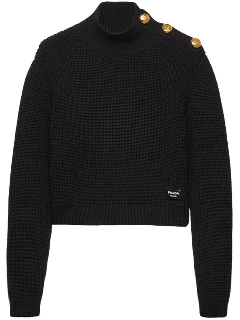 Prada wool turtleneck sweater - Black - zdjęcie produktu nr 1