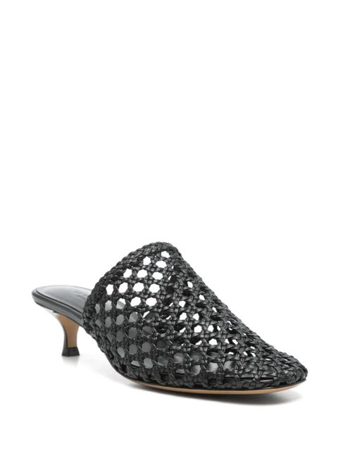 Le Monde Beryl 50mm Kitten mules - Black