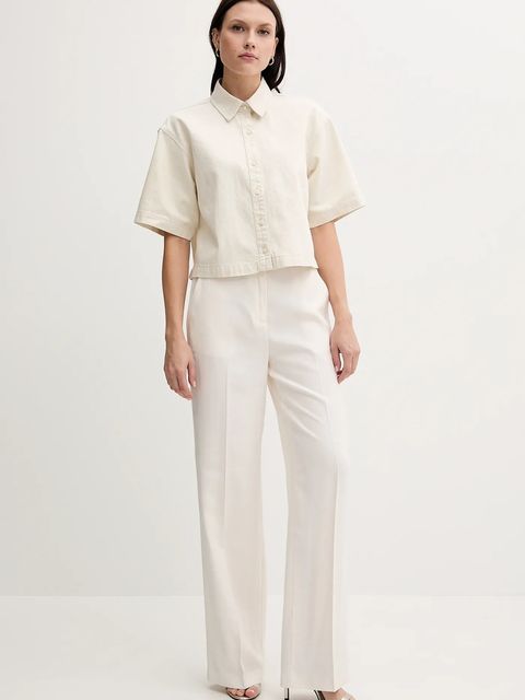 Calvin Klein Jeans koszula z domieszką lnu - zdjęcie produktu nr 1