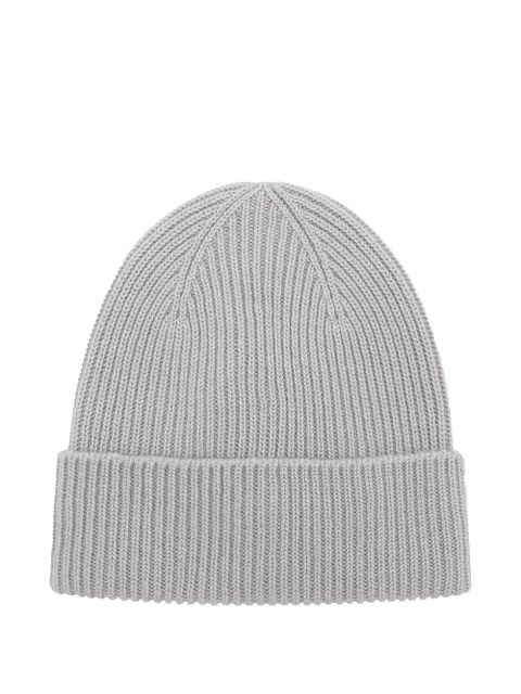 Gucci GG ribbed-knit cashmere beanie hat - Grey