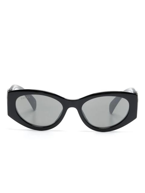 Gucci Eyewear Interlocking G cat-eye sunglasses - Black - zdjęcie produktu nr 1