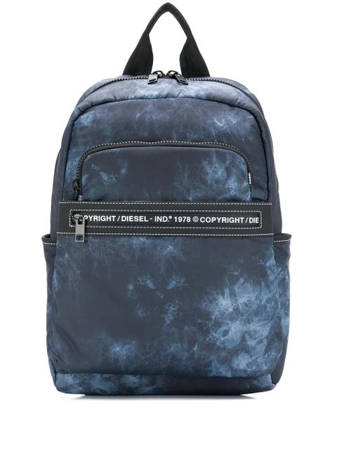 Diesel faded print backpack - Black - zdjęcie produktu nr 1