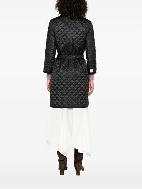 Max Mara Arianna quilted coat - Black