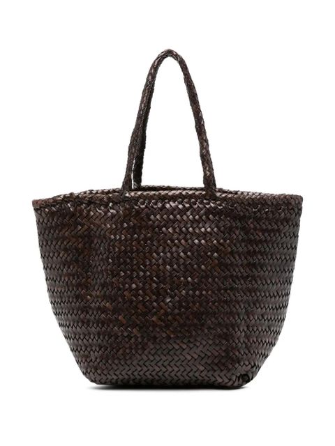DRAGON DIFFUSION small Grace Basket tote bag - Brown - zdjęcie produktu nr 1