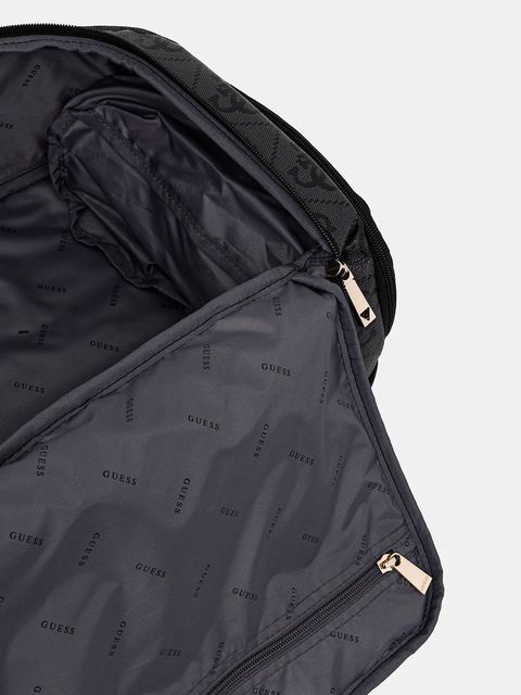 Guess plecak BERTA damski kolor szary duży wzorzysty TWOB86 88033