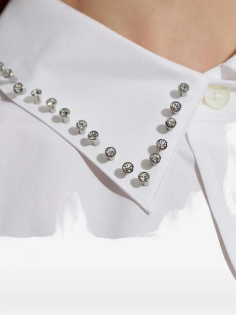 Alexander Wang stud crop shirt - White