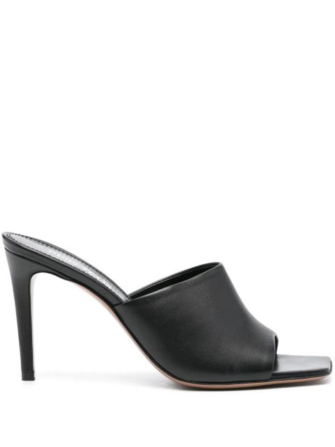 Paris Texas 95mm leather sandals - Black - zdjęcie produktu nr 1