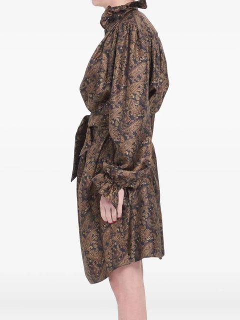 Saint Laurent paisley-print dress - Brown - zdjęcie produktu nr 2
