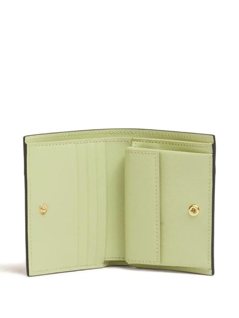 Marni logo-print wallet - Blue