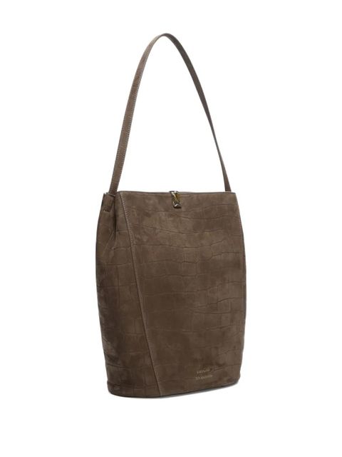 LouLou de Saison Audrey embossed shoulder bag - Brown - zdjęcie produktu nr 2