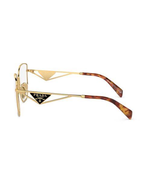 Prada Eyewear square-frame glasses - Gold