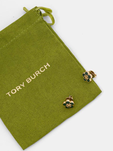 Tory Burch kolczyki Forger Me Not