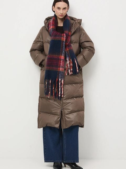 Medicine płaszcz puchowy kolor brązowy