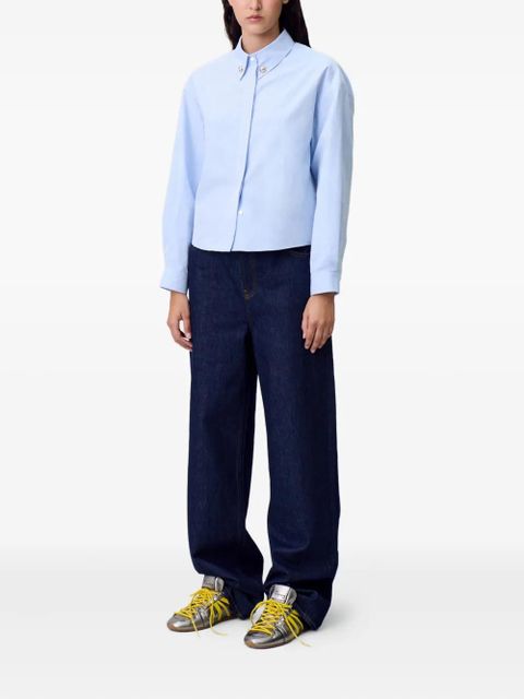 Claudie Pierlot button-detail shirt - Blue