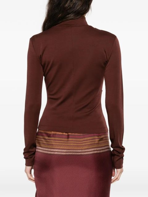 Max Mara draped top - Red