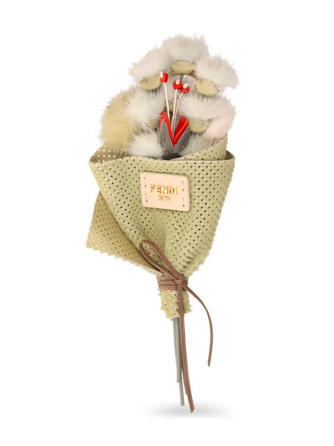 FENDI Flower Bouquet brooch - Neutrals - zdjęcie produktu nr 1