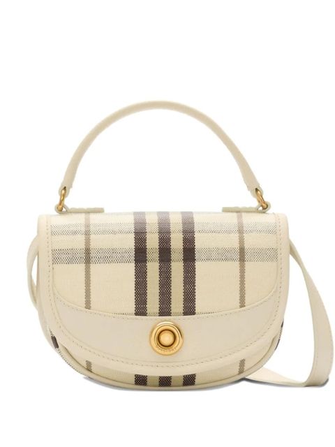 Burberry check-pattern mini bag - Neutrals - zdjęcie produktu nr 1