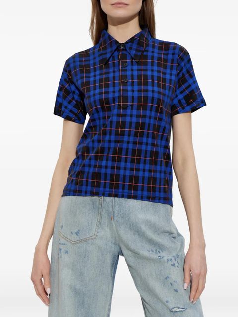 Maison Margiela short-sleeve polo - Blue