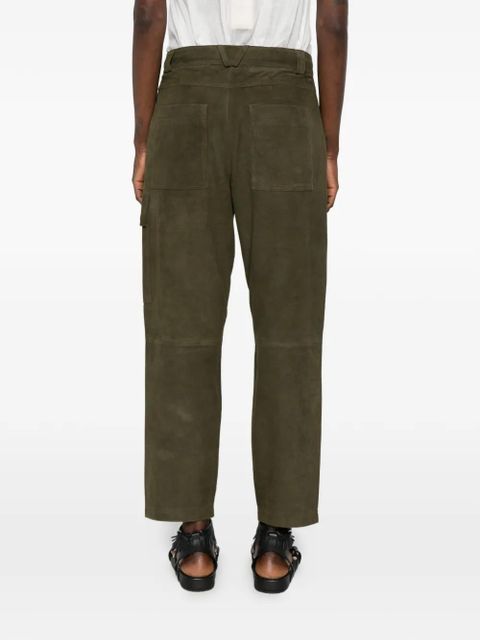 Ba&Sh leather trousers - Green