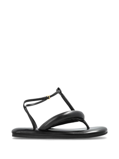 Givenchy Boudoir padded leather flip-flops - Black - zdjęcie produktu nr 1