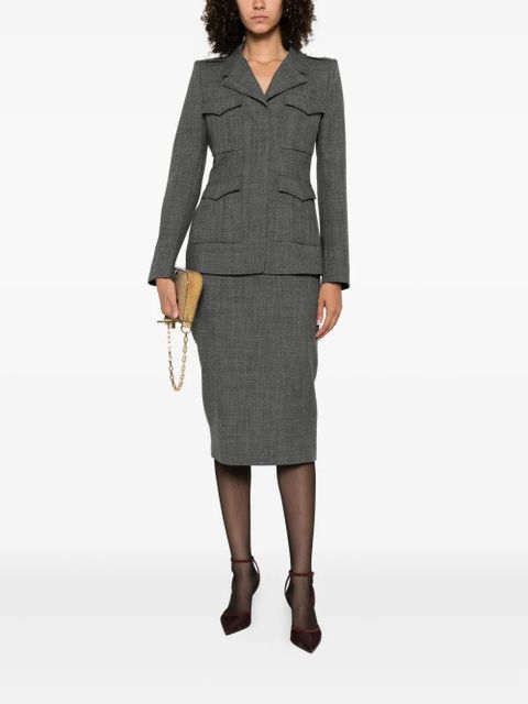 Alexander McQueen wool jacket - Grey