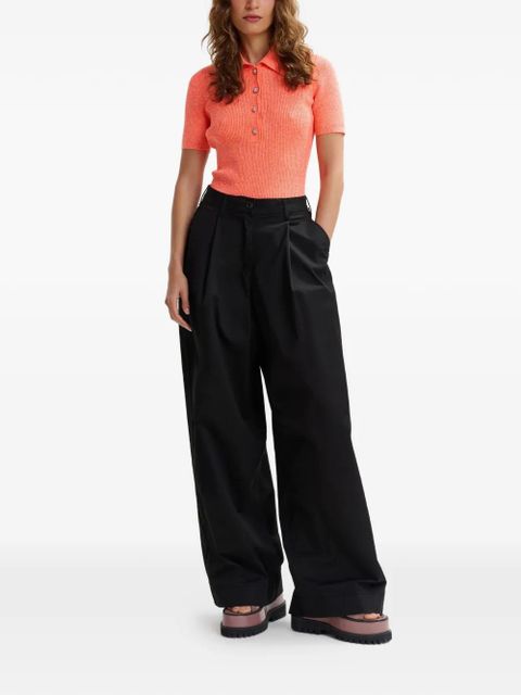 Essentiel Antwerp pleated wide-leg trousers - Black - zdjęcie produktu nr 2