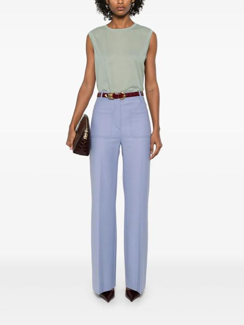 Victoria Beckham mélange tank top - Green - zdjęcie produktu nr 2