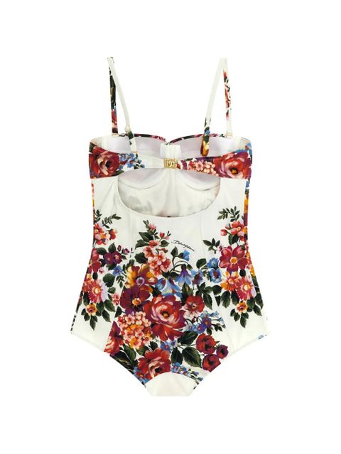 Dolce & Gabbana flower-print swimsuit - White - zdjęcie produktu nr 2