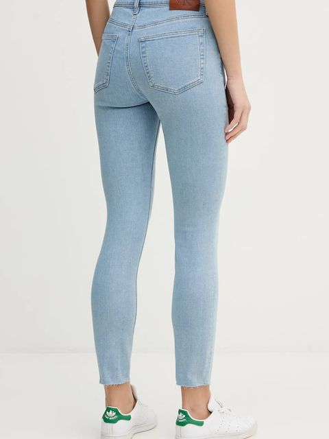 Calvin Klein Jeans jeansy damskie kolor niebieski LV047E617G - zdjęcie produktu nr 2