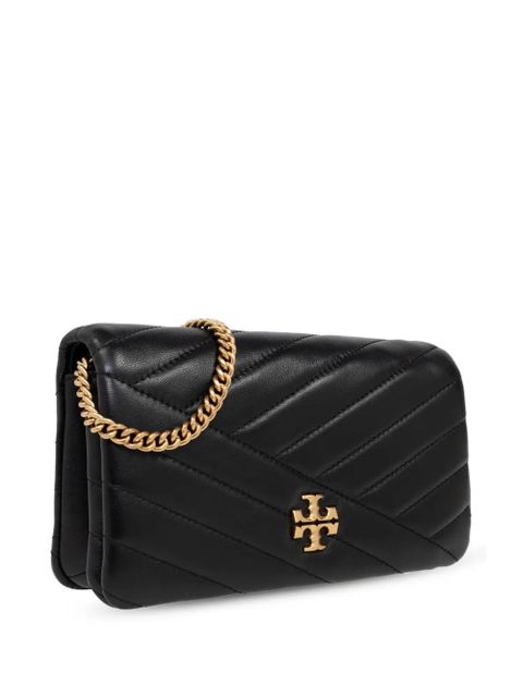 Tory Burch Kira Chevron Chain wallet - Black