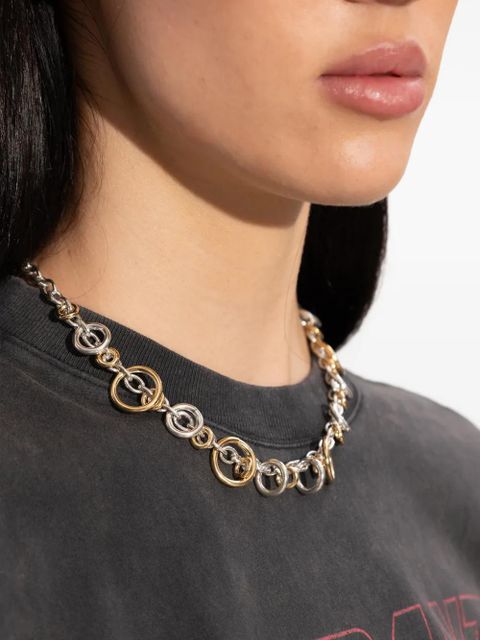 ISABEL MARANT ring chain necklace - Silver