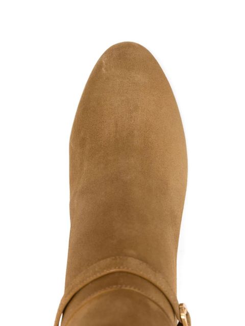 Valentino Garavani 75mm leather ankle boots - Neutrals - zdjęcie produktu nr 2