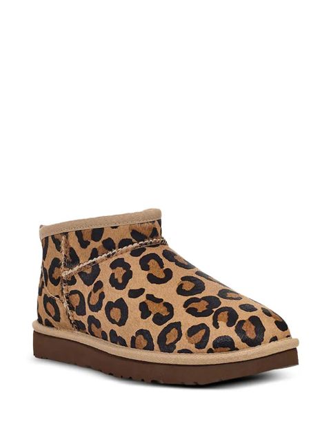 UGG leopard-print ankle boots - Neutrals - zdjęcie produktu nr 2