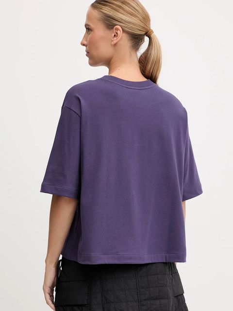 The North Face t-shirt bawełniany Redbox damski kolor fioletowy NF0A8EG61JI1