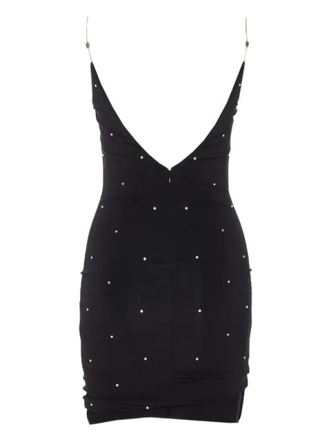 AMIRI crystal-embellished mini dress - Black - zdjęcie produktu nr 2