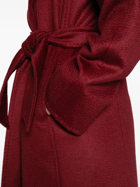 Max Mara Manuela notched-lapel coat - Red