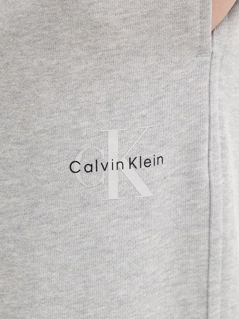 Calvin Klein Jeans spodnie dresowe damskie kolor szary z nadrukiem LV047E826G